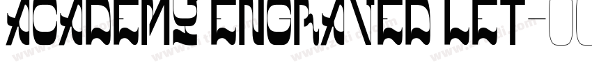 Academy Engraved LET字体转换